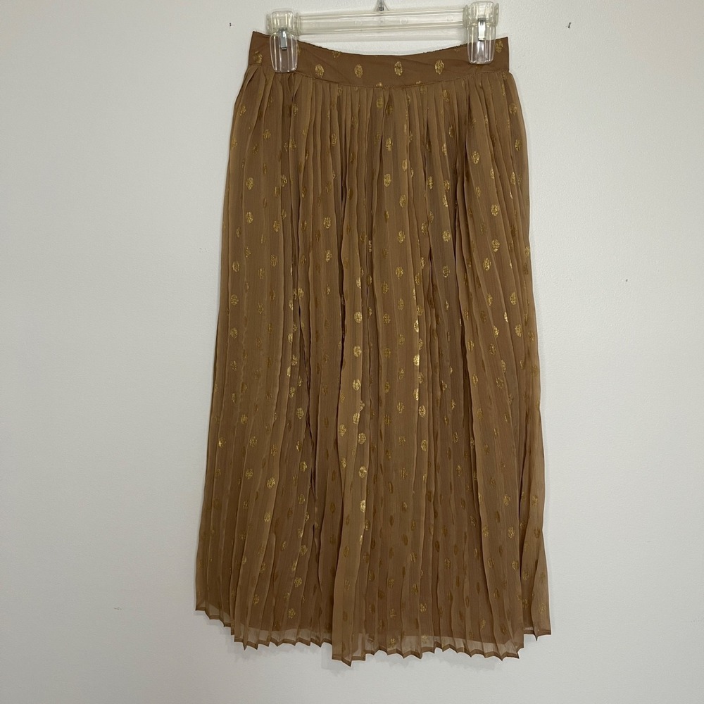 Her Destiny Pleated Skirt Women's S Boho Romantic Sheer Holiday Event